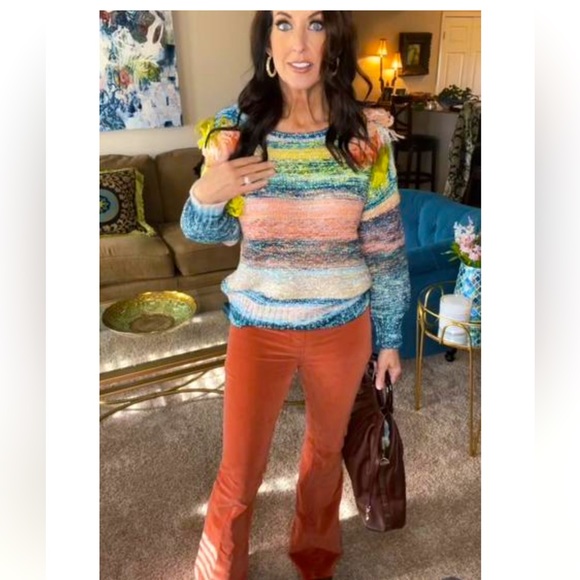 Anthropologie NWT Embellished Ombre Sweater size M. - Picture 9 of 9